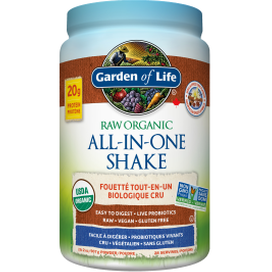 Garden of life - fouetté tout-en-un biologique cru : chai épicé à la vanille -  907 g.