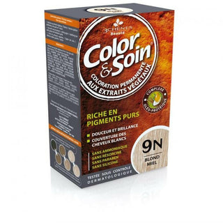 Color et soin - teinture 9n blond miel 135 ml.