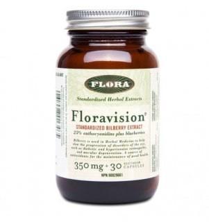 Floravision Extrait nornalisé de myrtille -Flora Health -Gagné en Santé