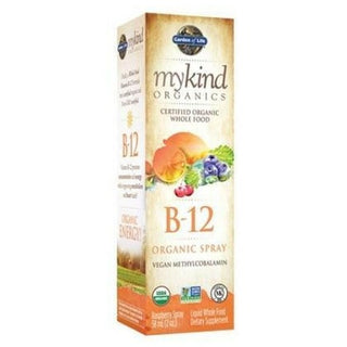 Mykind organics - vitamine b12 vaporisateur : framboise - 58 ml.