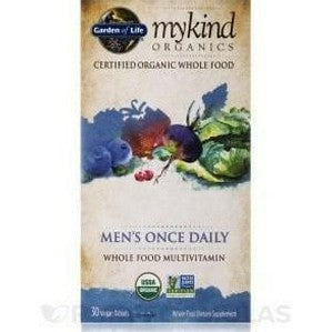 Mykind organics -  multivitamine pour hommes  un par jour - 30 c.veg..