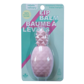 Rebels refinery - baume à lèvres ananas paille rose/mangue 5.5g.