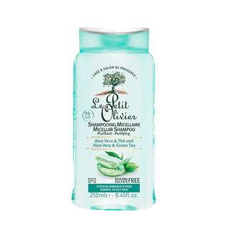 Le petit olivier - Shampooing micellaire purifiant : aloe vera et thé vert - 250 ml