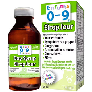 Homeocan - Enfants 0-9, sirop toux et rhume (jour) - 100 ml