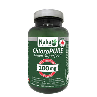 Naka - platinum chloropure100mg 120 vcaps