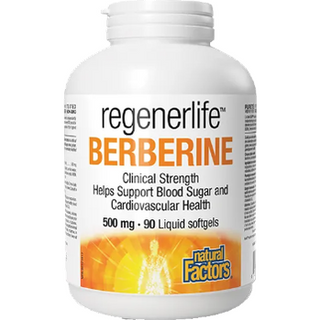 Natural factors - Berbérine 500 mg - 90 gélules liquides