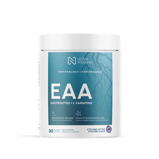 Nova pharma performance - Eaa  electrolytes + l- Carnitine - Cyclone glacé - 282 g