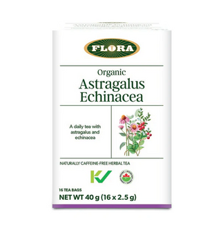 Flora - astragale échinacée thé bio 16 sachets.