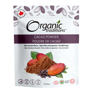 Organic traditions - Cacao en poudre - 227g
