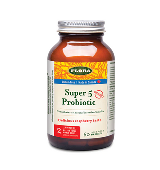 Flora - probiotique super 5 - 60 c.à croquer
