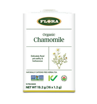 Flora - tisane camomille bio  16 sachets.