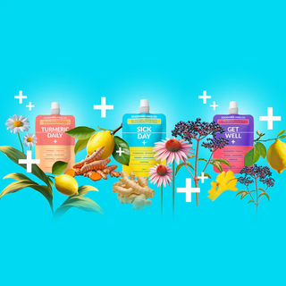 Goodvibes juice c0. - pack assorti, sick day,get well,turmeric daily : 2 unités par saveur.