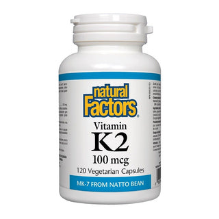 Natural factors - Vitamine k2 120mcg - 60 vcaps