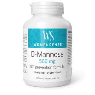 Womensense - d-mannose 500mg - 120 vcaps.