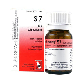 Dr. reckeweg - 
s7 kali sulphuricum 3x - 200 comp.