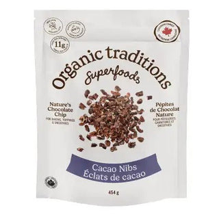 Organic traditions - Pépites de cacao - 454g
