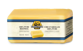 Dutchman's gold - cire d'abeille canadienne pure - qualité cosmétique - bloc de 1 lb.