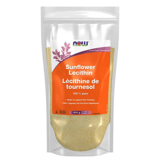 Now - Poudre de  lécithine de tournesol sans ogm - 454 g