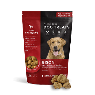 Vitalitydog - Bison et amelanches pour chien - 400g