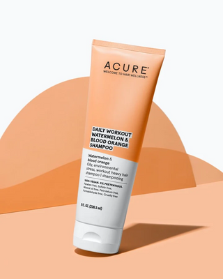 Acure - shampoing quotidien à la pastèque et à l'orange sanguine 236 ml.