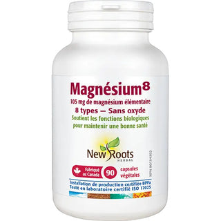 New roots - Magnésium 8 - 105mg mag elementaire - 90 vcaps
