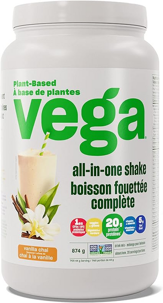 Vega - boisson fouettée complete / chai à la vanille - 874g