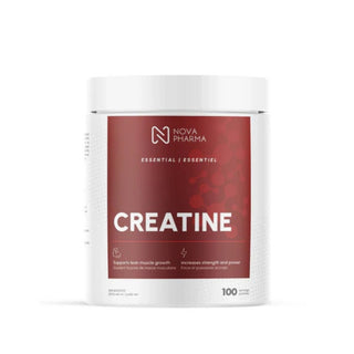 Nova pharma - Créatine monohydrate  (100 portions) | force, masse musculaire & performance