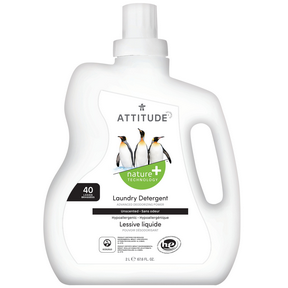 Attitude - détergent pour le linge non parfumé (40) 2 l.