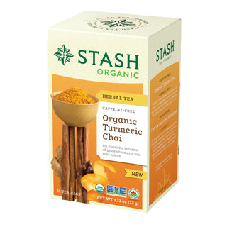 Stash - Tisane chai au curcuma bio - 16 sachets