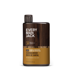 Every man jack - shampooing & cond. 2-en-1 bois de santal 400 ml
