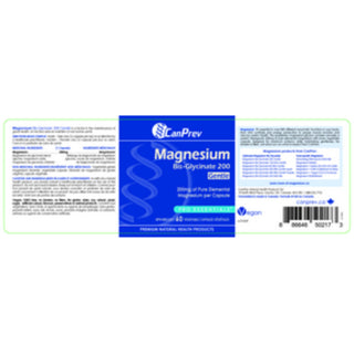 Canprev - magnesium bisglycinate 200 gentle 60vcap