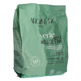 Argiletz - Argile verte moulue fine poudre cataplasme  - 1 kg