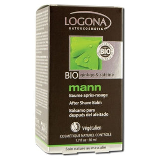 Logona - Baume apres rasage balsamo dopobarba ginkgo & cafeine homme 50ml