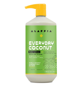 Alaffia - everyday coconut lotion pour le corps : simplement noix de coco - 950 ml.