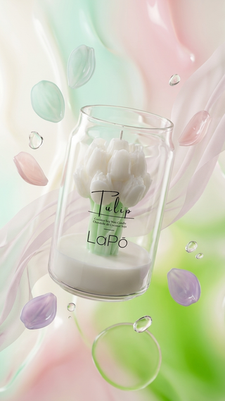 Lapo - Bougie tulipe 200ml