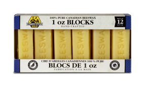 Dutchman's gold - blocs de cire d'abeille 100 % canadienne  1 oz, lot de 12.