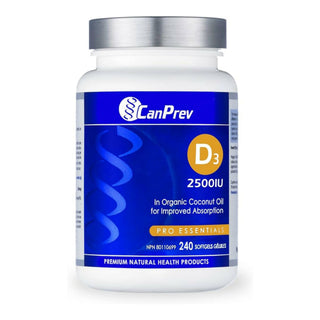 Canprev - d3 2 500 ui (base mct) - 240 gélules.