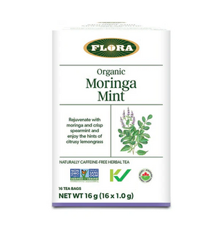 Flora - tisane moringa menthe bio 16 sachets.
