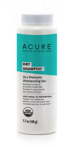 Acure - shampooing sec - brunette pour cheveux noirs 48 g
