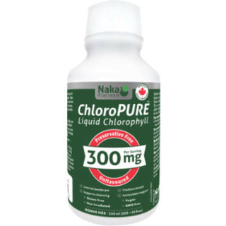 Naka - Platinum chloropure 300mg : sans saveur - 250 ml