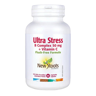 New roots - Ultra stress complexe 50 mg + vitamin c - 60 vcaps