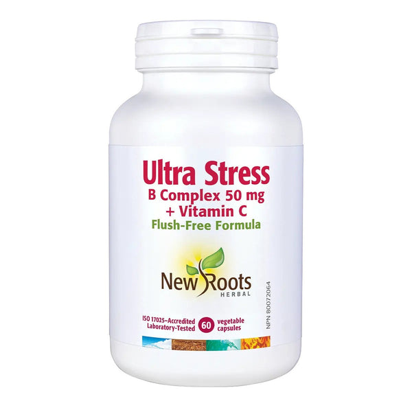 New roots herbal Ultra Stress complexe B + C, 60 capsules végétariennes