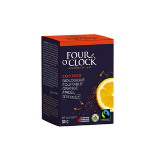 Four o clock -  thé rooibos  orange epice bio sans caféine