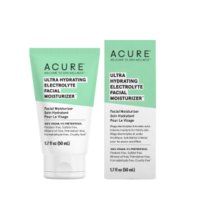 Acure - crème hydratante électrolytique ultra hydratante pour le visage  50 ml.