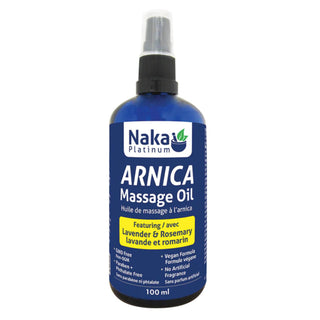 Naka - platinum huile de massage a l'arnica (spray) - 100 ml
