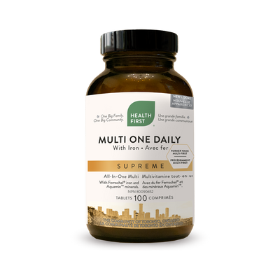 Health first - multi one daily supreme avec fer - 100 comprimés