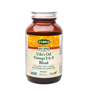 Flora - capsules d'huile d'udo® mélange d'oméga 3•6•9