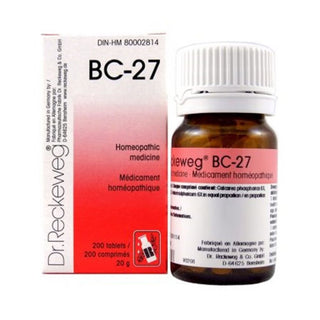 Dr. reckeweg 
- bc-27 20g - 200 comp.