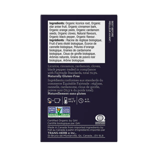 Four o'clock - Tisane chai réglisse épicée bio équitable - 16 sachets