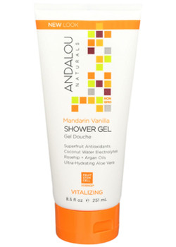 Andalou naturals - gels douche vitalisant à la mandarine 251 ml.